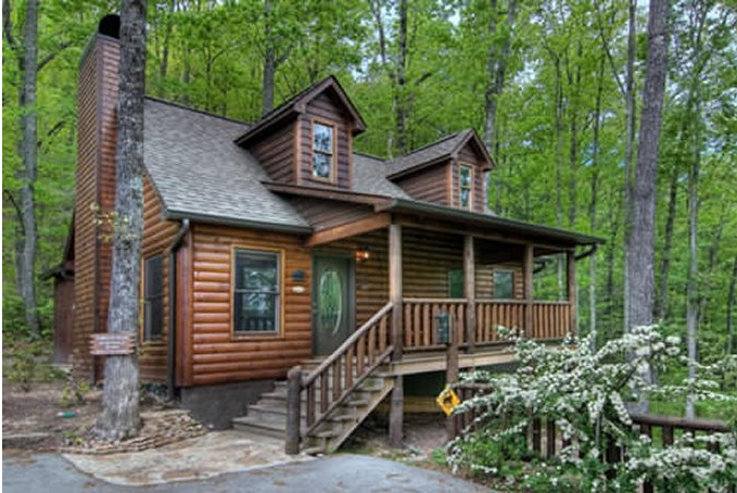 Alluring Log Cabin In The Smoky Mountains