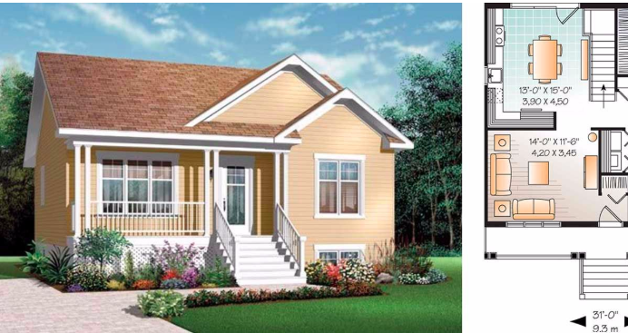 7 excellent floor plans for tiny traditional bungalows