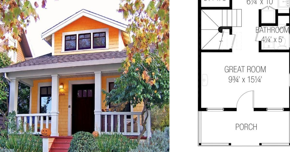 8 fantastic tiny home floor plans for families, #2 is divine