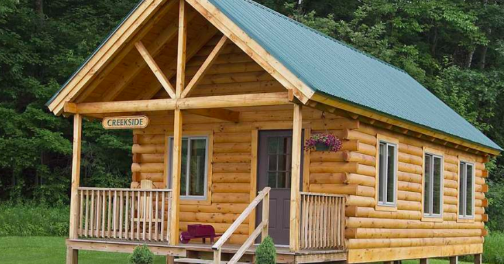 A Practical and Affordable Small Log Cabin