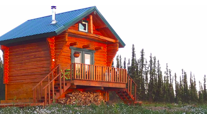 Explore rustic living in a perfect little cabin that comes with the most gorgeous surprise