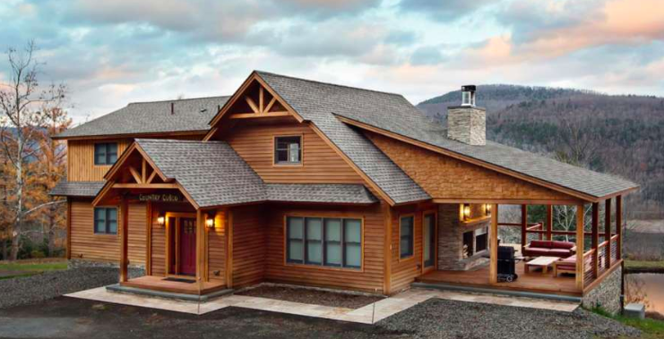 The Country Cubco Cedar Log Home Is Every Skier’s Dream