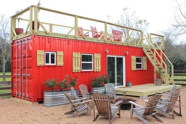 Shipping Container Becomes Fabulous Backyard Tiny Home