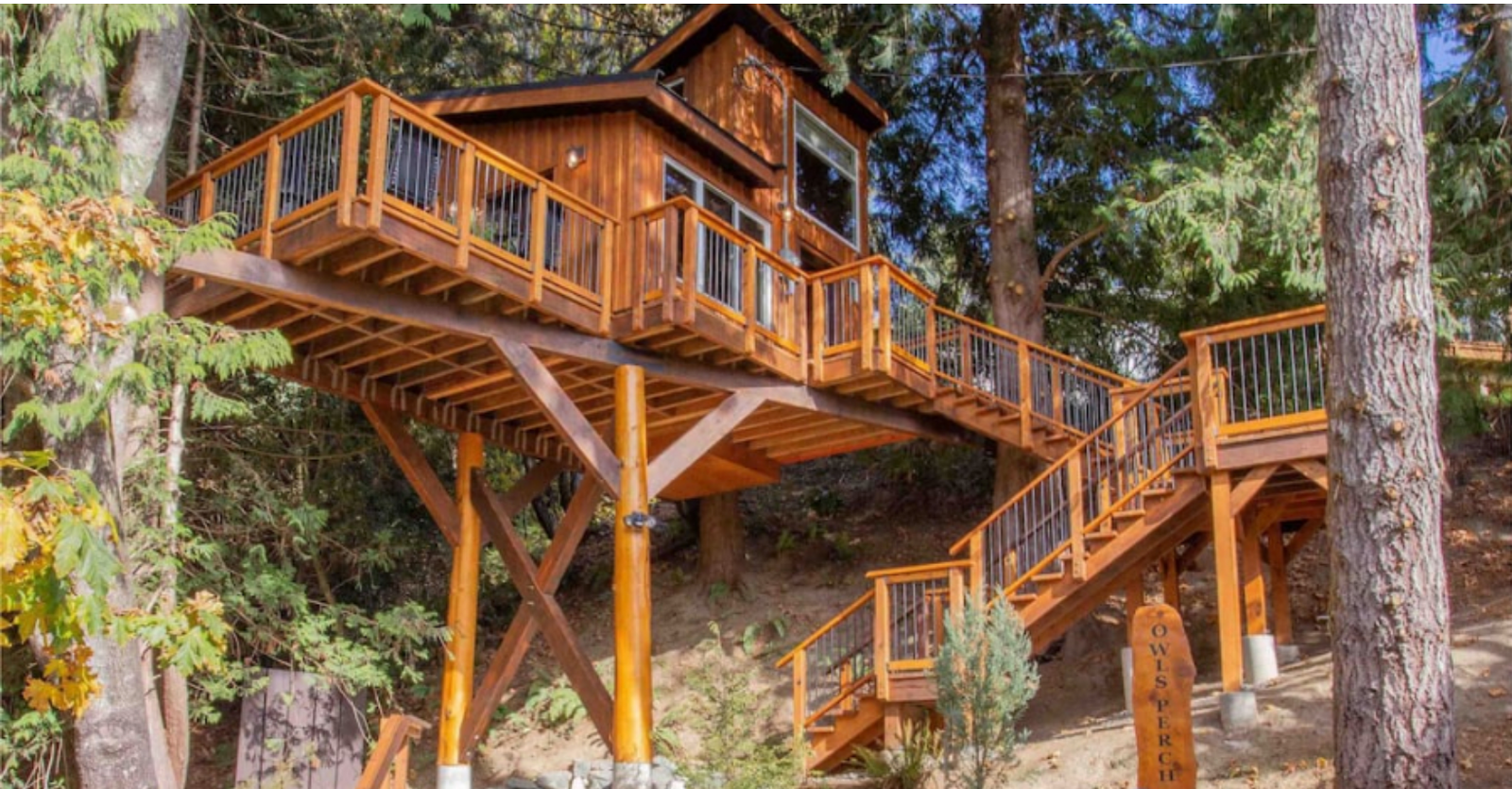 Unique Treehouse With Great Views