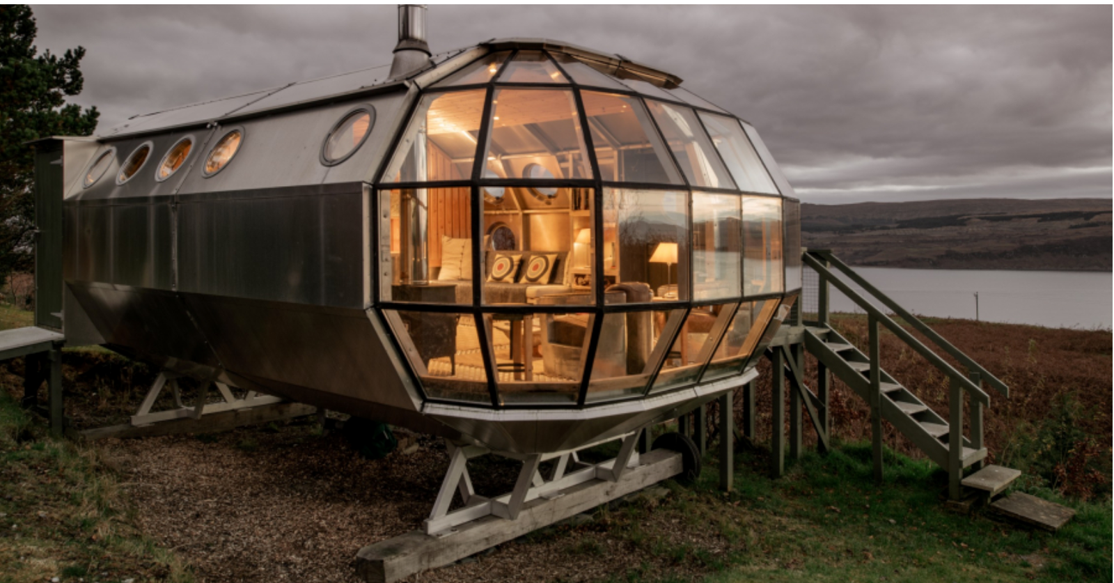 Unique And Secluded AirShip With Breathtaking Highland Views In Scotland