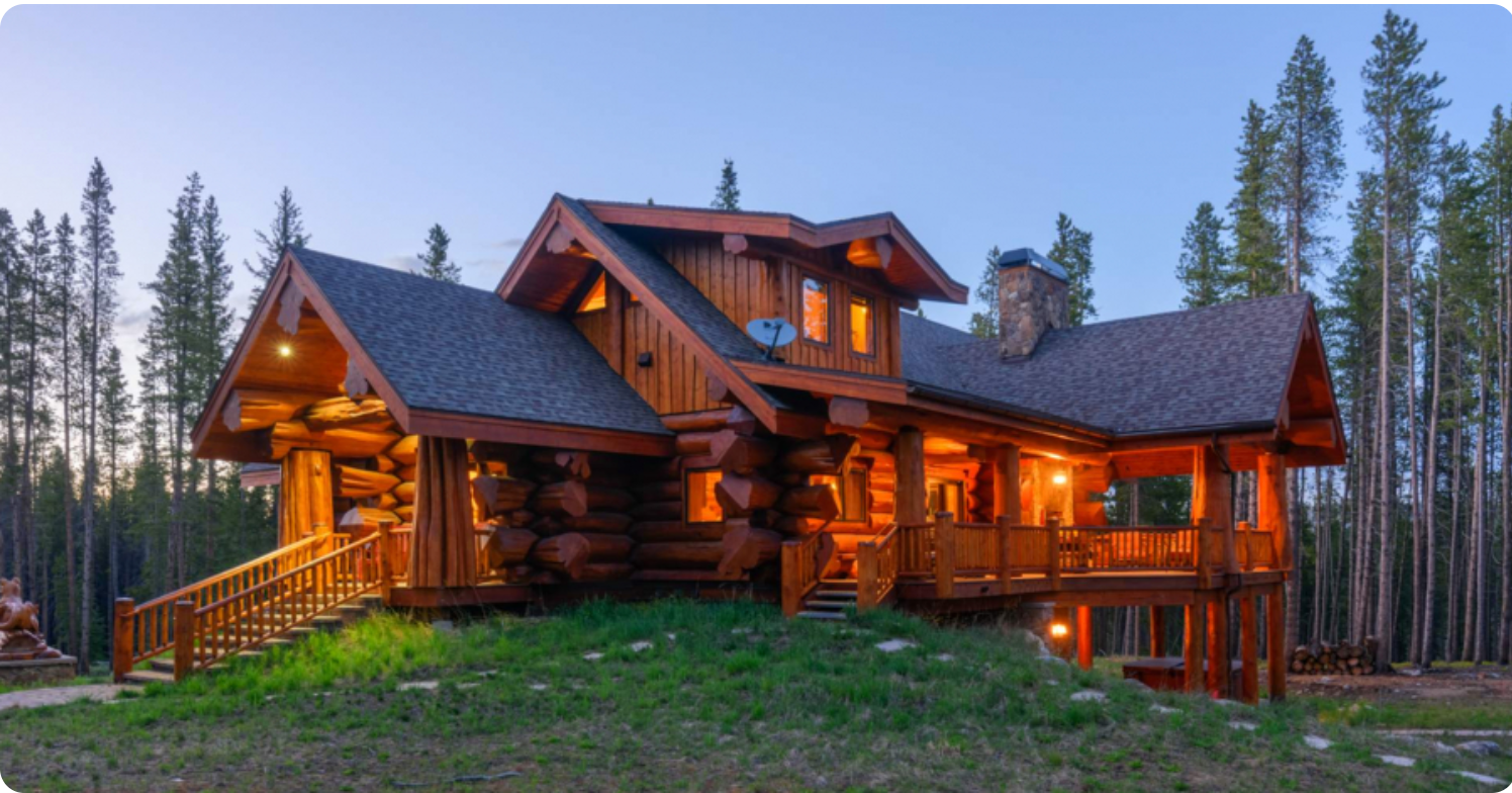 This Log Cabin Is Beautiful Inside And Out!