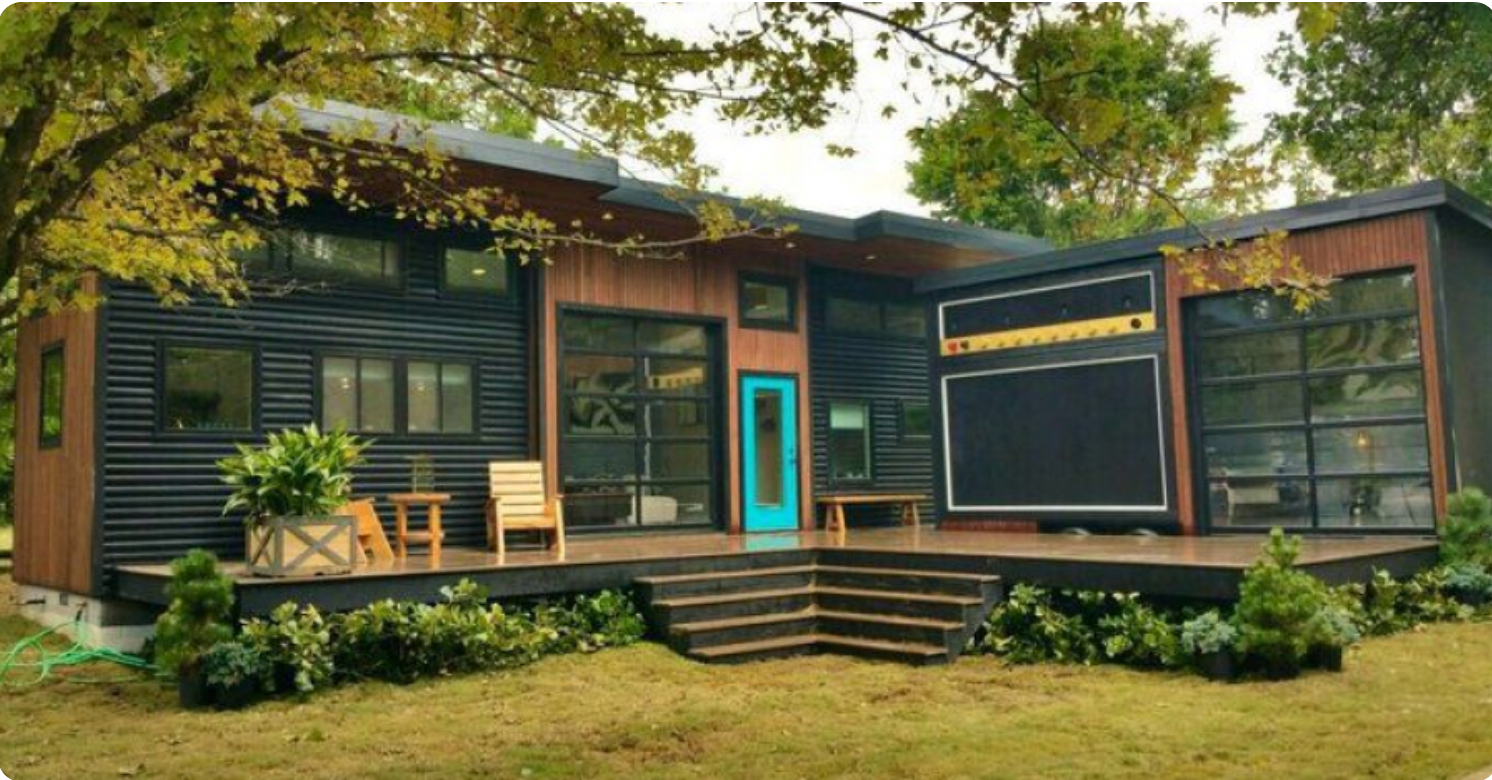 This Tiny House Was Made For Music Lovers With A Built-In Working Amp