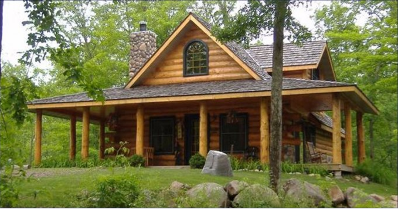 Nice Woodland Log Cabin With Comfy Interior